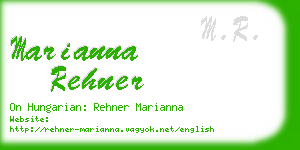 marianna rehner business card